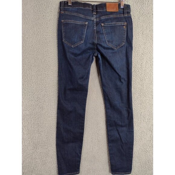 Madewell Skinny Skinny Distressed Mid Rise Jeans Women's Size 27 - Picture 2 of 12